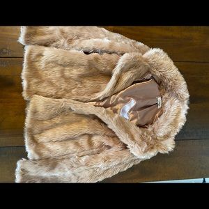 Charlotte Russe Pink Fur Coat